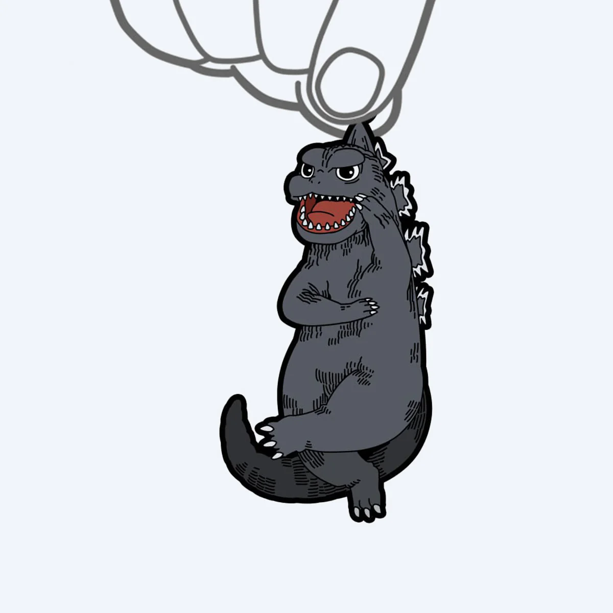 Godzilla '65 Tsumamare Keychain - Image 2