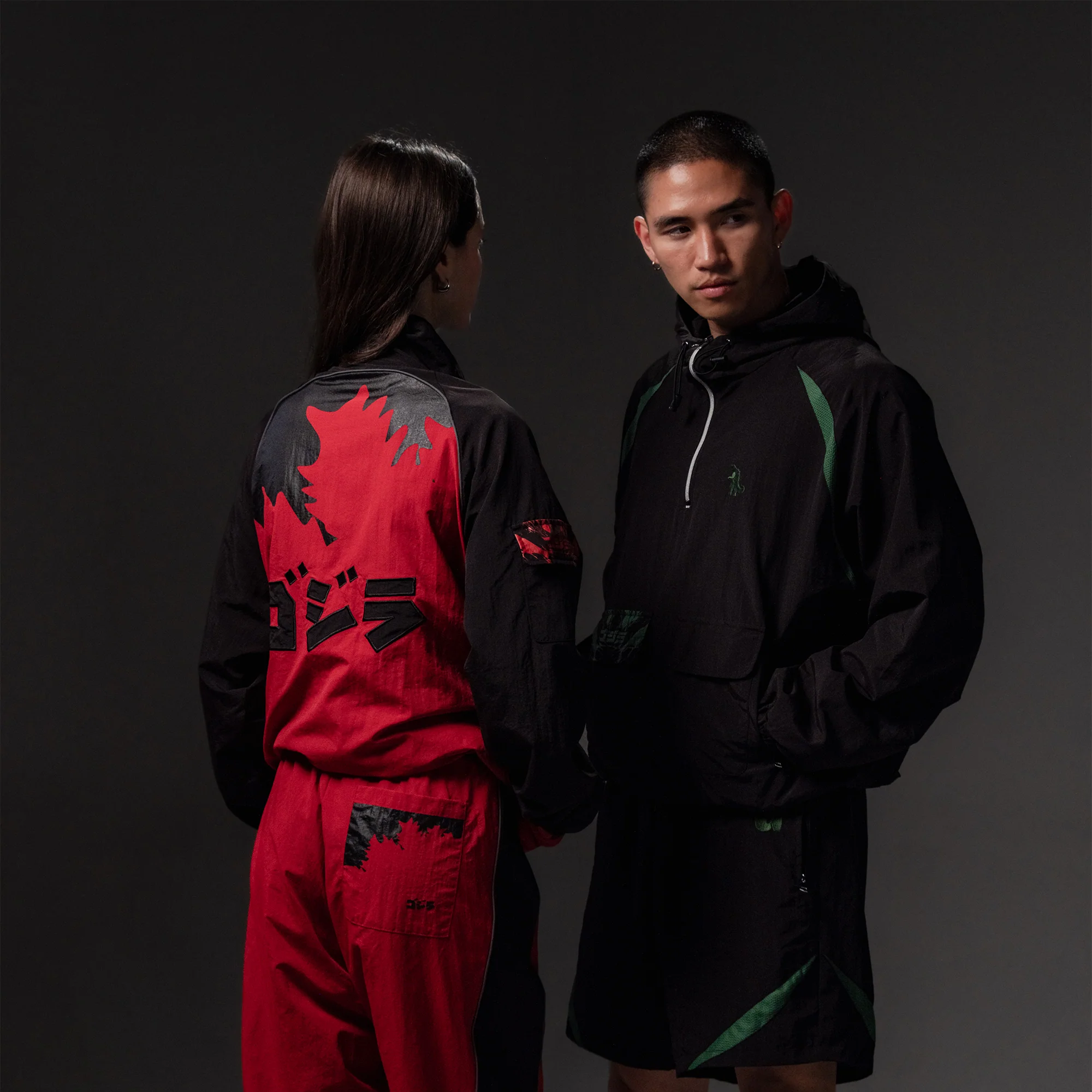 Godzilla Essential Track Jacket – Red and Black Edition - Image 11