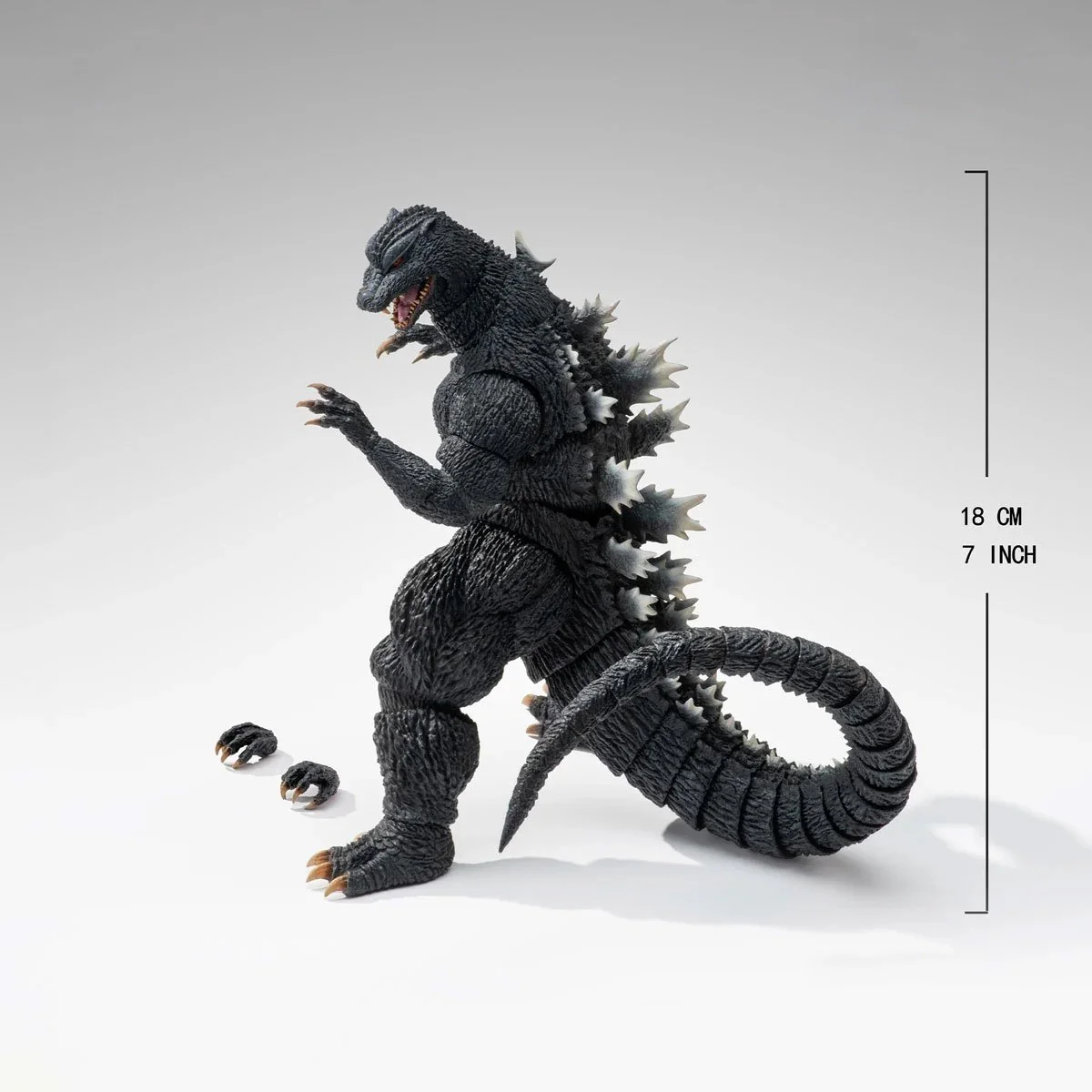 HIYA Godzilla Final Wars 2004 Godzilla Exq. Basic Series 7" Action Figure - Image 6