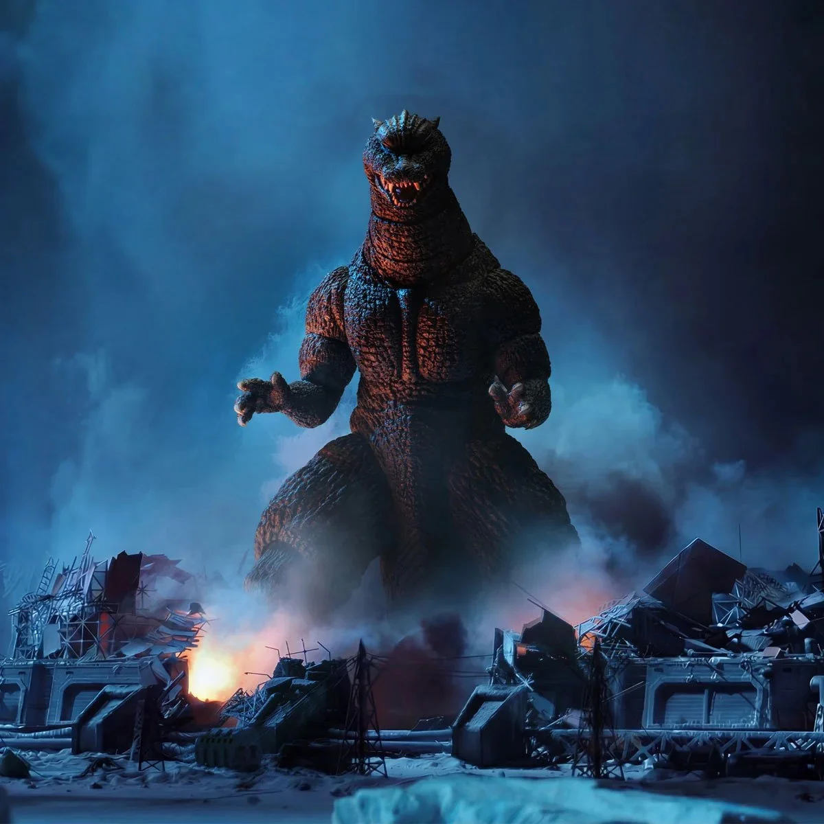 HIYA Godzilla Final Wars 2004 Godzilla Exq. Basic Series 7" Action Figure - Image 8