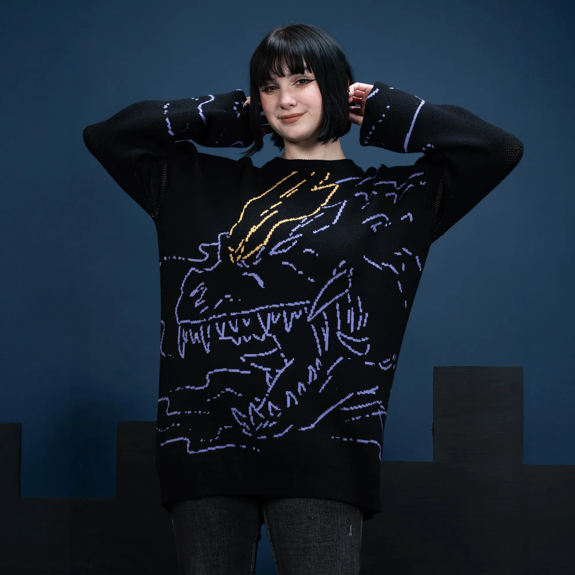 SpaceGodzilla Sweater - Image 6