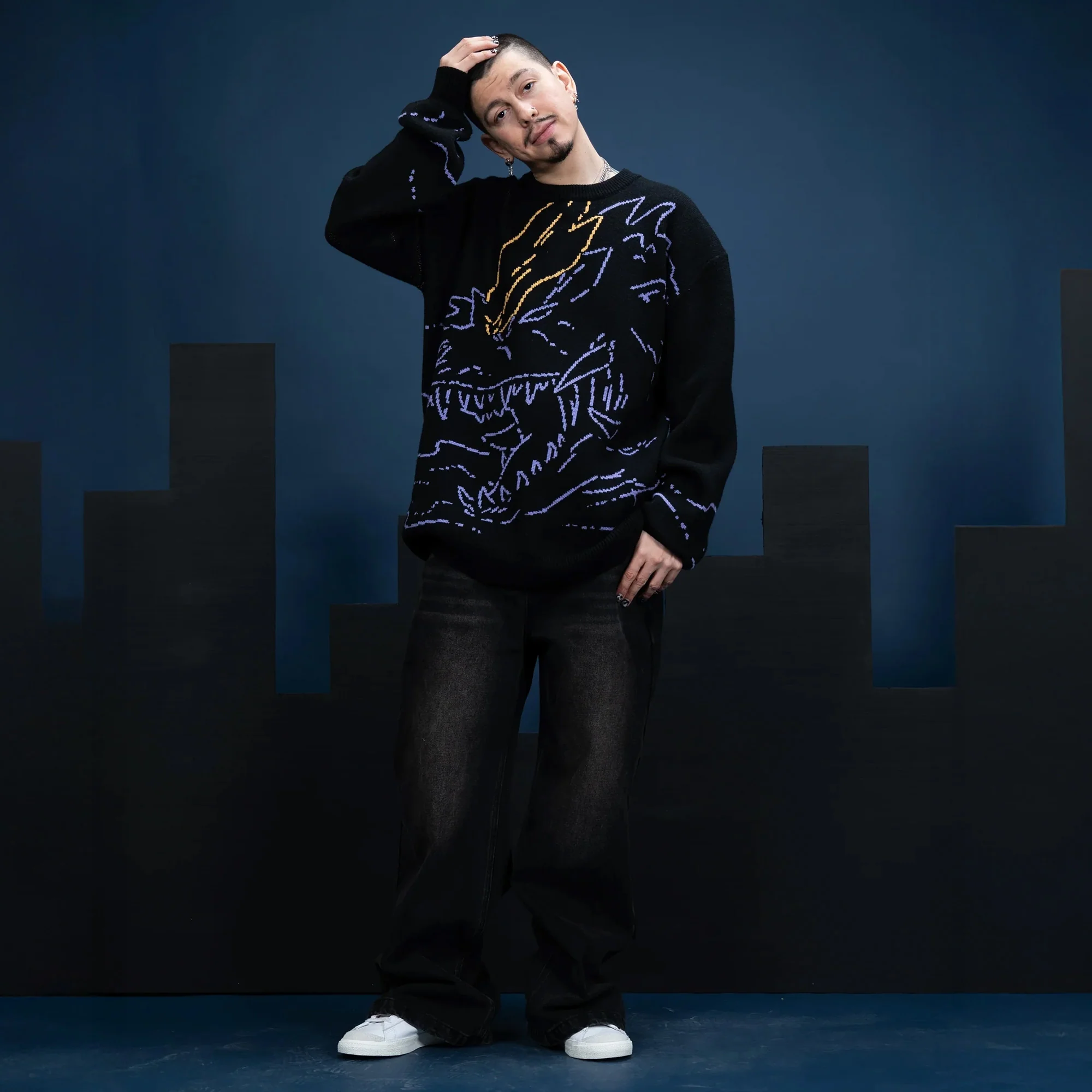 SpaceGodzilla Sweater - Image 7