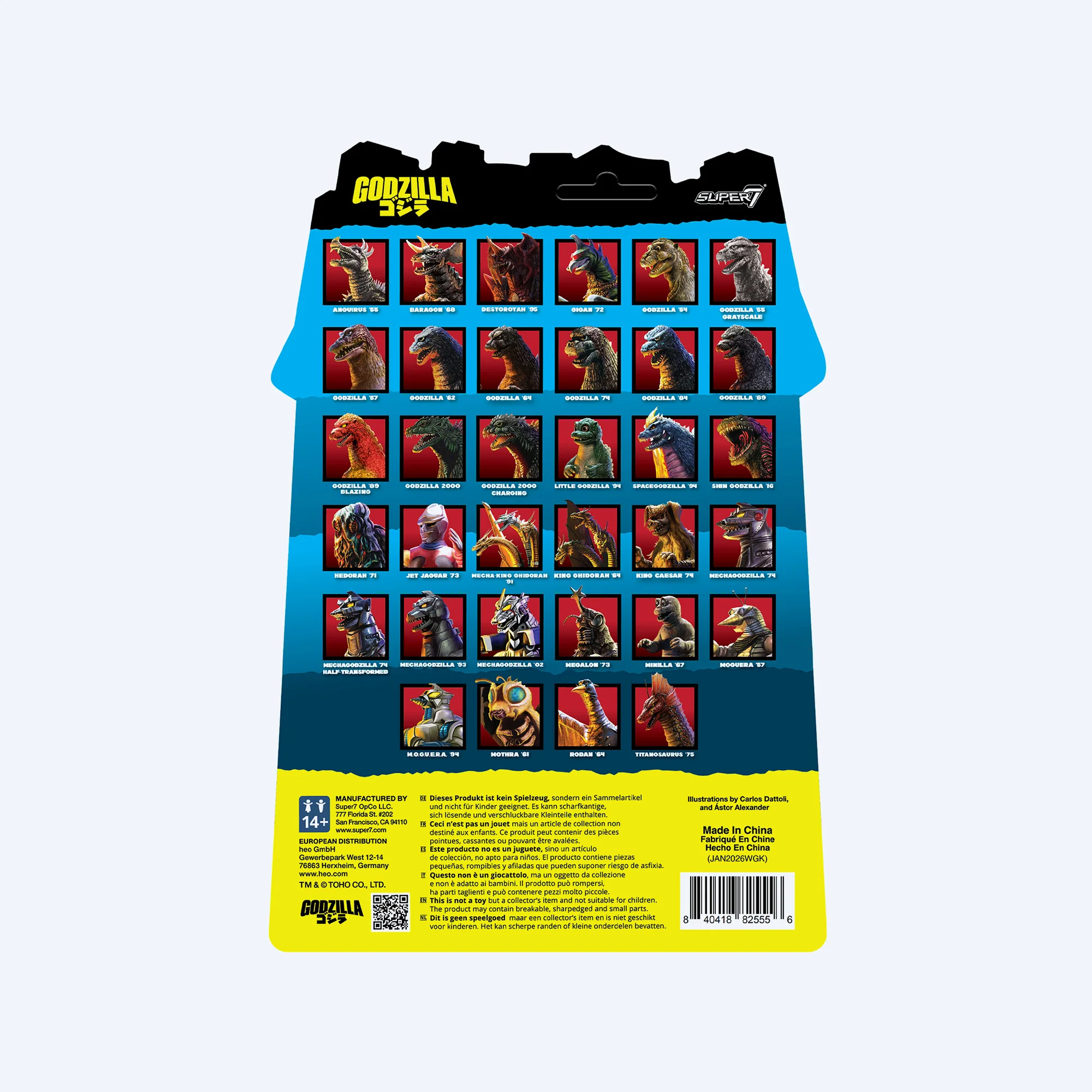 Super7 ReAction Figures Wave 11 - Mecha-King Ghidorah - Image 4