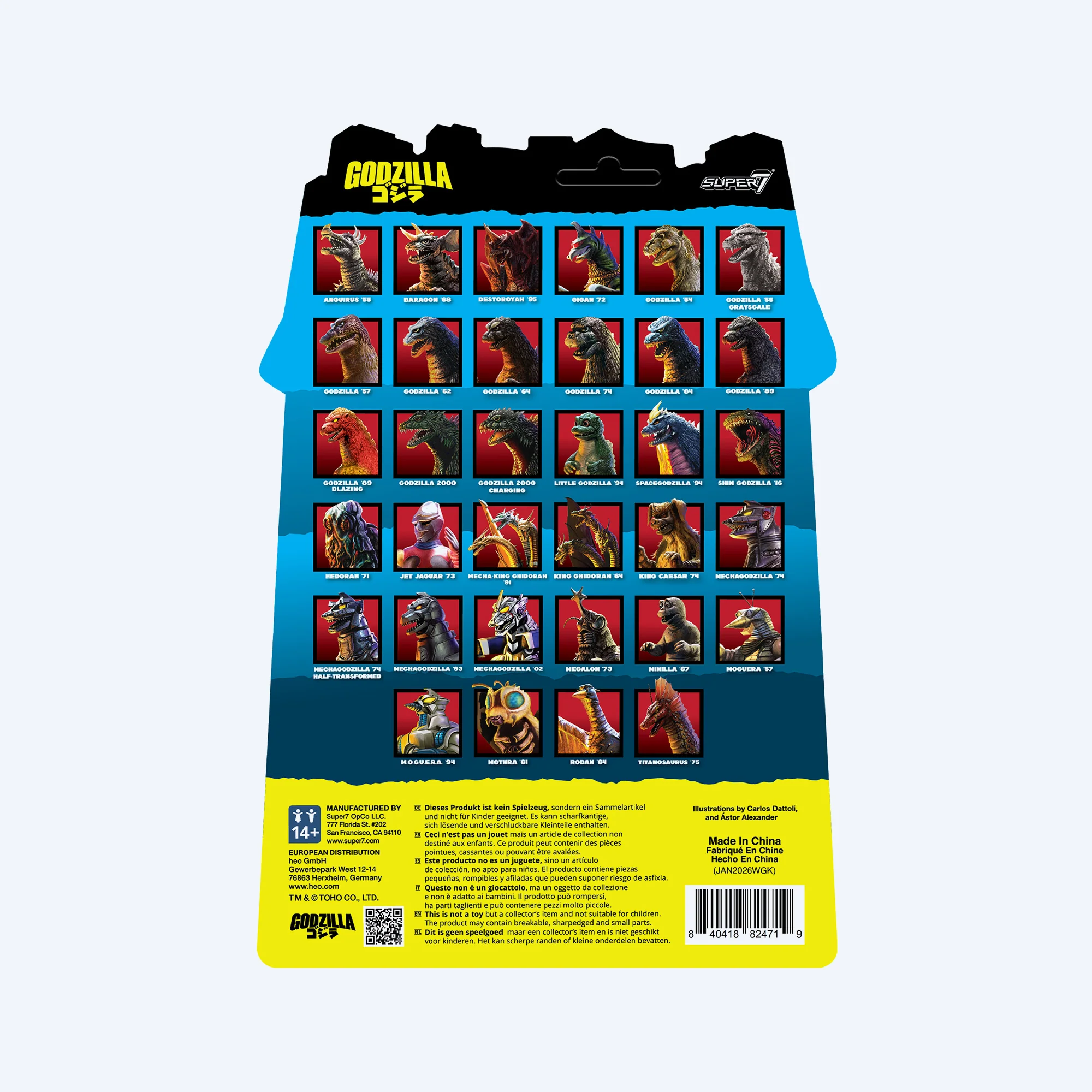 Super7 ReAction Figures Wave 11 - SpaceGodzilla - Image 4