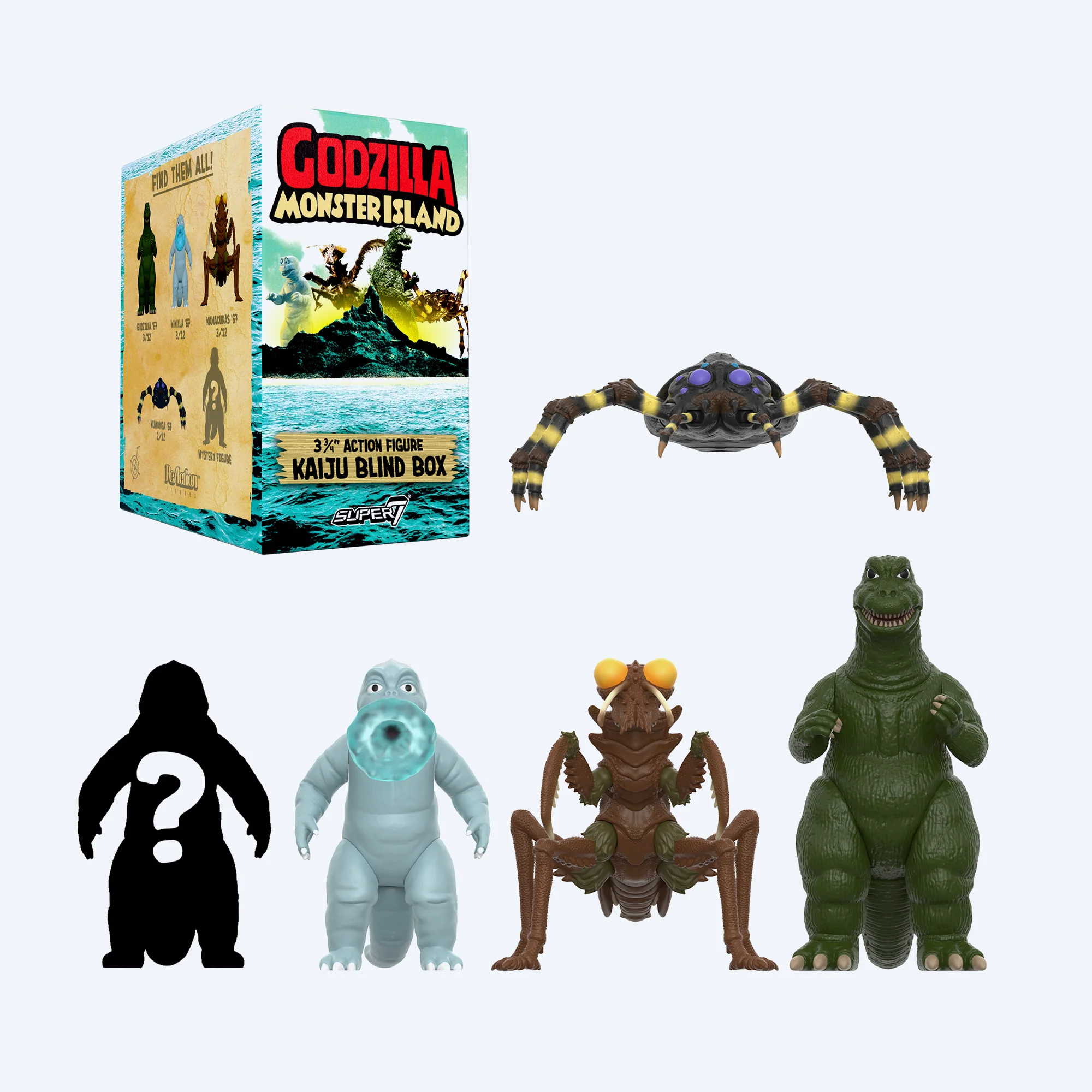 Super7 ReAction Wave 13 (Showa Monster Island) Blind Box