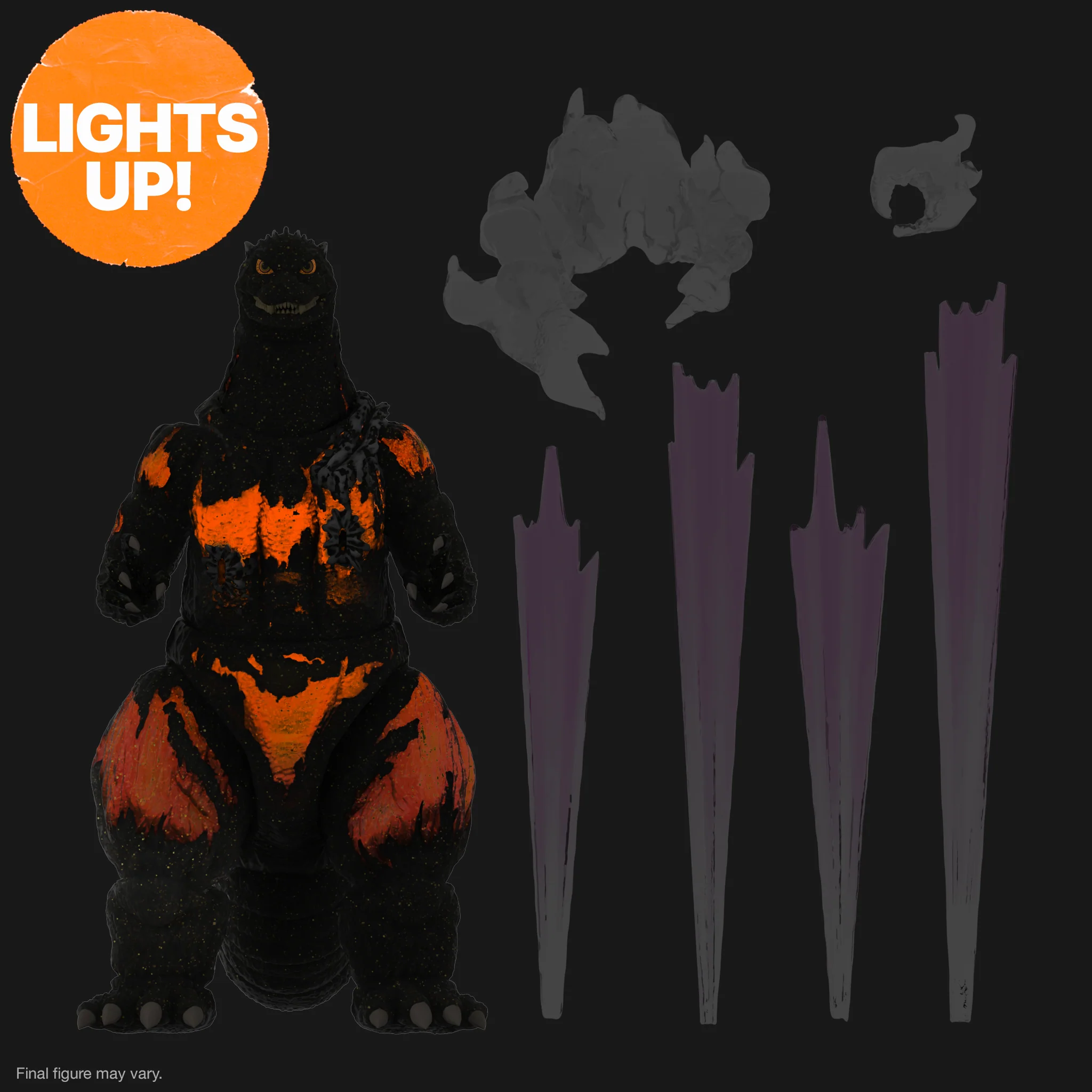 Toho ULTIMATES! Final Battle Godzilla (LED Lightup) - Image 2