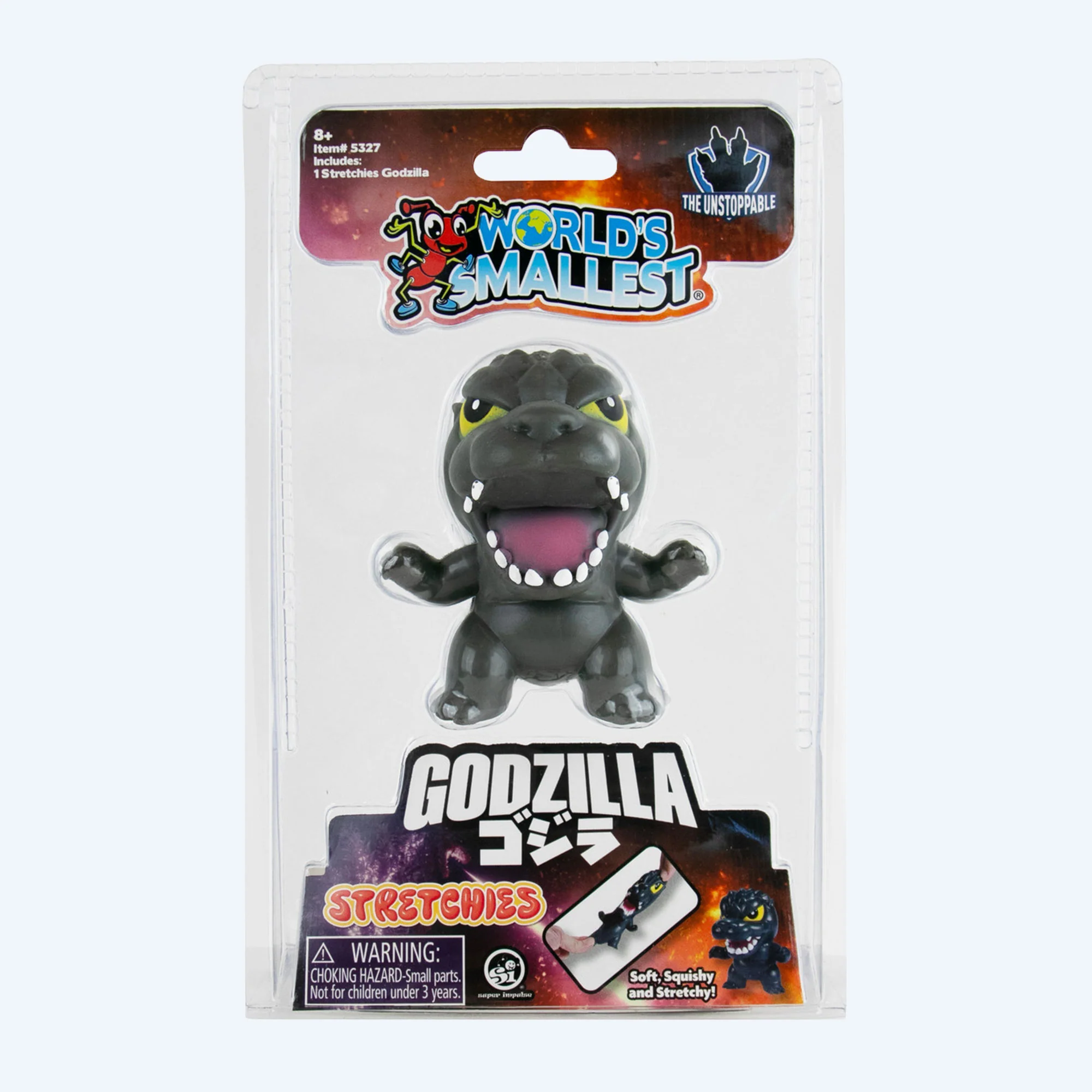 World's Smallest Godzilla Stretchies